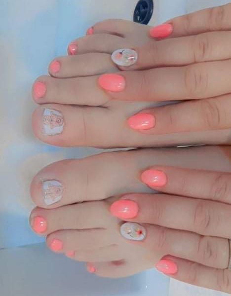 Happy hair nails