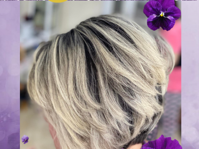 صالون حلاقة وتجميل salon de beauté violette